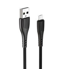 Borofone Kábel BX37 Wieldy - USB na Micro USB - 1 meter čierny