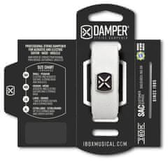 iBOX DSMD01 Damper medium - Leather iron tag - white color