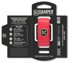 iBOX DSLG04 Damper large - Leather iron tag - red color