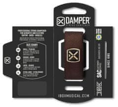 iBOX DTLG18 Damper large - Polyester iron tag - brown color