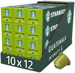 Starbucks by Nespresso Single-Origin Guatemala, kávové kapsule – 12x10 kapsúl v balení