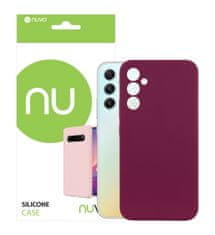 Nuvo Silikónový obal NUVO na Samsung Galaxy A34 5G bordový