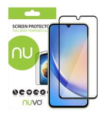 Nuvo ochranné sklo na displej pre Samsung Galaxy A34 5G čierny rám