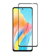 Nuvo ochranné sklo na displej pre Oppo A58 5G čierny rám