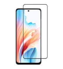 Nuvo ochranné sklo na displej pre Oppo A79 5G čierny rám