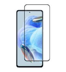 Nuvo ochranné sklo na displej pre Xiaomi Redmi Note 12 Pro 5G čierny rám