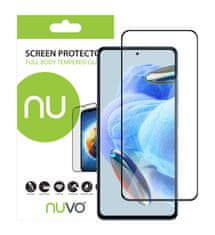 Nuvo ochranné sklo na displej pre Xiaomi Redmi Note 12 Pro 5G čierny rám