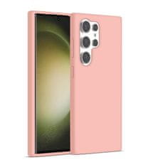 Nuvo Silikónový obal NUVO na Samsung Galaxy S24 Ultra ružový