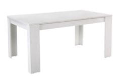 KONDELA Jedálenský stôl biela 140x80 cm TOMY NEW