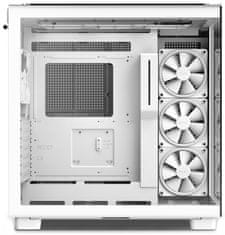 NZXT skriňa H9 Elite dvojkomorová ATX / 3xRGB 120 mm / 1x 120mm fan / presklená / RGB&fan controler / biela