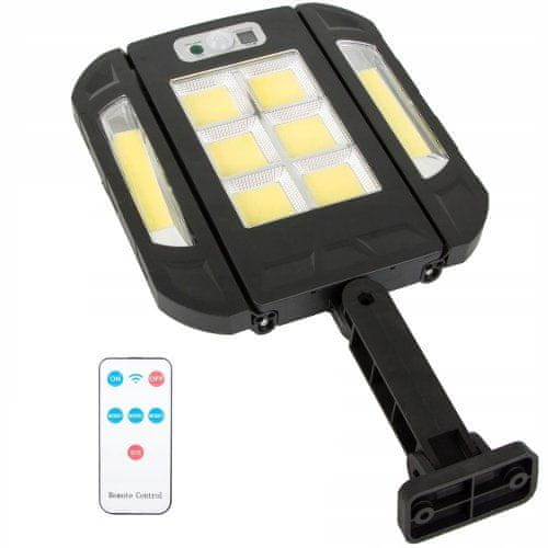 Verk  12291 Solárne osvetlenie 136 LED, IP67, senzor pohybu,/súmraku, diaľkové ovládanie