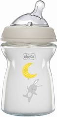 Chicco Fľaša dojčenská sklo Natural Feeling 150 ml neutral 0m+