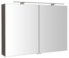 SAPHO RIWA galerka s LED osvetlením, 101x70x17cm, borovica rustik RIW100-0016 - Sapho