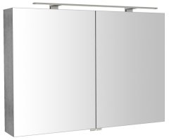 SAPHO RIWA galerka s LED osvetlením, 101x70x17cm, dub strieborný RIW100-0011 - Sapho