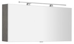 SAPHO CLOE galerka s LED osvetlením 120x50x18cm, dub strieborný CE120-0011 - Sapho