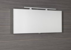 SAPHO CLOE galerka s LED osvetlením 120x50x18cm, dub strieborný CE120-0011 - Sapho