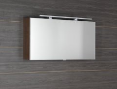 SAPHO CLOE galerka s LED osvetlením 100x50x18cm, borovica rustik CE100-0016 - Sapho