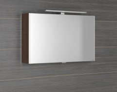 SAPHO CLOE galerka s LED osvetlením 80x50x18cm, borovica rustik CE080-0016 - Sapho