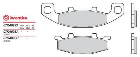 Brembo brzdové dosky moto 07KA09SP