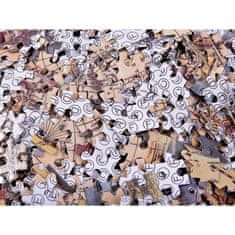 JOKOMISIADA Puzzle starožitné staré MAPY SVETA 1000 dielikov ZA3963