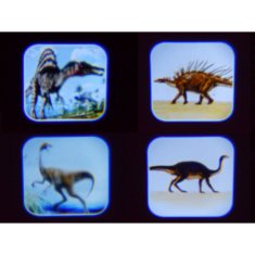 JOKOMISIADA Projektor na baterky 24 obrázkov Dinosaury dino TA0099