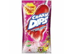 Chupa Chups Crazy Dips Jahoda lízátko 14g