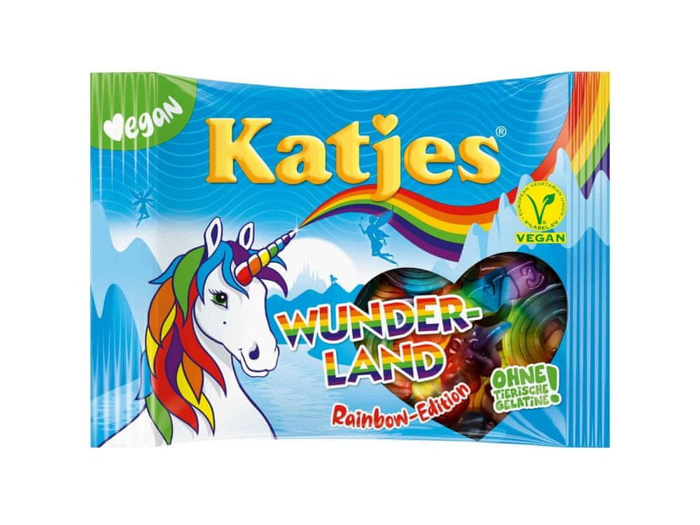 Katjes Wunderland Rainbow-Edition - gumové cukríky 175g