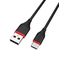 Borofone Kábel BX17 Enjoy - USB na typ C - 3A 1 meter čierny