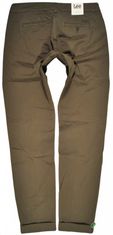 Lee  Dámske nohavice Chino KHAKI GREEN Hnedá 30/32