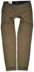 Lee  Dámske nohavice Chino KHAKI GREEN Hnedá 30/32