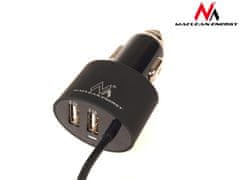 Maclean MCE76 37545 Autonabíjačka 2xUSB, 5,2A, špirálový blesk 1,8m