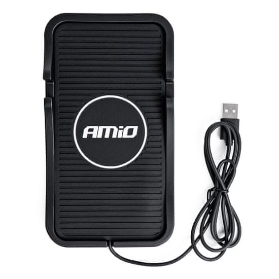 AMIO Bezdrôtová indukčná nabíjačka do auta 15W amio-03145