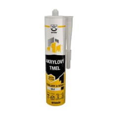 BULDOK Tmel akrylový biely 280 ml