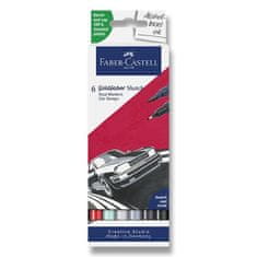 Faber-Castell Popisovač Goldfaber Sketch Dual Marker Car Design sada, 6 farieb