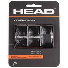 Head XtremeSoft 3 overgrip omotávka hr. 0,5 mm čierna balenie 3 ks