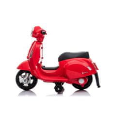 Baby Mix Detská elektrická motorka Vespa biela