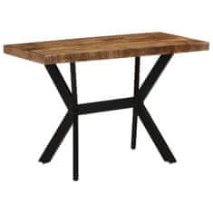 shumee Jedálenský stôl 110x55x75 cm masívne mangovníkové drevo