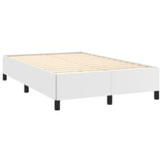 Petromila vidaXL Boxspring posteľ s matracom, biela 120x190 cm, umelá koža