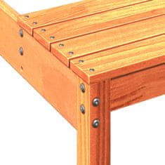 Petromila vidaXL Piknikový stôl voskový hnedý 110x134x75 cm borovicový masív