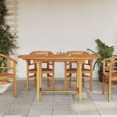 Petromila vidaXL Predlžovací záhradný stôl 110-160x80x75 cm masívny teak