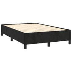 Petromila vidaXL Boxspring posteľ s matracom čierna 120x190 cm zamat