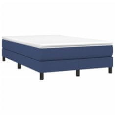 Petromila vidaXL Boxspring posteľ s matracom modrá 120x190 cm látka