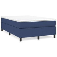 Petromila vidaXL Boxspring posteľ s matracom modrá 120x190 cm látka