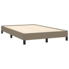 Petromila vidaXL Boxspring posteľ s matracom sivohnedá 120x190 cm látka