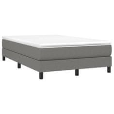 Petromila vidaXL Boxspring posteľ s matracom, tmavosivá 120x190 cm, látka