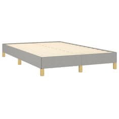 Petromila vidaXL Boxspring posteľ s matracom bledosivá 120x190 cm látka