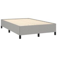 Petromila vidaXL Boxspring posteľ s matracom bledosivá 120x190 cm látka