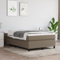 Petromila vidaXL Boxspring posteľ s matracom sivohnedá 120x190 cm látka