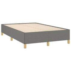 Petromila vidaXL Boxspring posteľ s matracom, tmavosivá 120x190 cm, látka