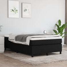 Petromila vidaXL Boxspring posteľ s matracom čierna 120x190 cm látka